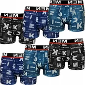 Piżamy damskie - BOKSERKI MĘSKIE MAJTKI BAMBUSOWE ŚMIESZNE KOLOROWE 6 SZTUK PREZENT - miniaturka - grafika 1