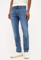 Spodnie męskie - Męskie spodnie jeansowe dopasowane Mustang ORLANDO SLIM W34 L34 - miniaturka - grafika 1