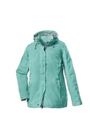 Kurtki damskie - STOY Damska kurtka funkcyjna/kurtka outdoorowa z odpinanym kapturem STS 11 WMN JCKT, jasnoniebiesko-zielona, 52, 39624-000 - miniaturka - grafika 1