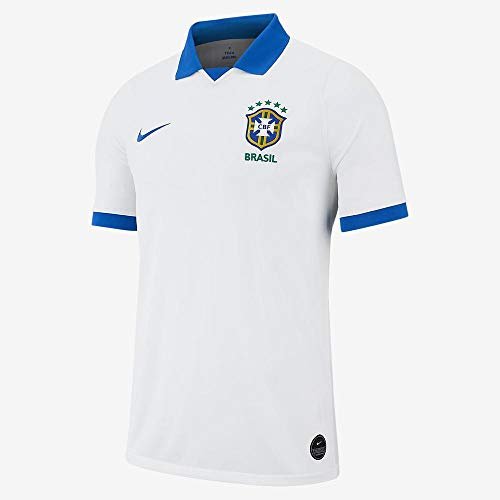 Nike Męski T-shirt Cbf M Nk Brt Stad Jsy Ss Cpa White/Soar L