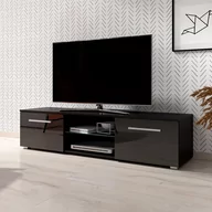 Szafki RTV - Szafka rtv PAREO kolor czarny styl nowoczesny hakano - TVCABINET/VIV/PAREO/BLACK/140X36 - miniaturka - grafika 1