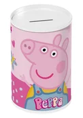 Skarbonki - Metalowa skarbonka Peppa 15 x 10 cm 482763 - miniaturka - grafika 1