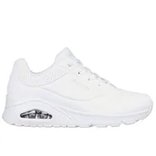 Sneakersy damskie - Buty Skechers Uno Stand on Air SK73690W - białe - miniaturka - grafika 1