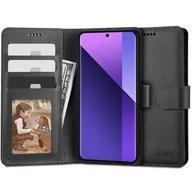 Etui i futerały do telefonów - Etui TECH-PROTECT Wallet do Xiaomi Redmi Note 13 Pro+ 5G Czarny - miniaturka - grafika 1
