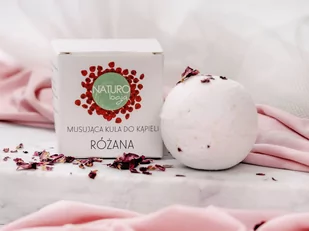 Naturologia Kula do kąpieli Różana musująca - Kosmetyki do kąpieli - miniaturka - grafika 1