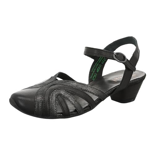 Think AIDA damskie czółenka typu slingback, czarne/kombi 0000, 36 EU, Czarny Kombi 0000, 36 EU