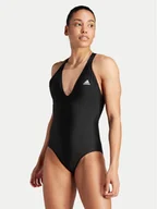Stroje kąpielowe - adidas Strój kąpielowy 3-Stripes IB7705 Czarny - miniaturka - grafika 1