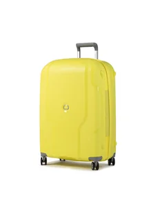 Delsey Duża Twarda Walizka Clavel 00384582015 Żółty - Plecaki - miniaturka - grafika 1