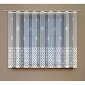 Firany - Firanka żakardowa odpasowana z wszytą taśmą marszczącą 160 x 300 cm - miniaturka - grafika 1