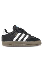Buty dla dziewczynek - adidas Sneakersy Samba Kids JI2757 Czarny - miniaturka - grafika 1