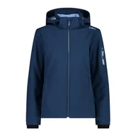 Kurtki damskie - CMP - Damska kurtka softshell z odpinanym kapturem, Blue-Sky, 56 - miniaturka - grafika 1