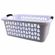 Kosze na bieliznę - Kosz do magla 27 l biały - miniaturka - grafika 1