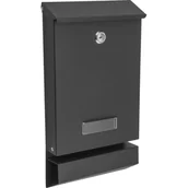 Skrzynki na listy - Skrzynka na listy SIENA C5 z tuba grafit - miniaturka - grafika 1