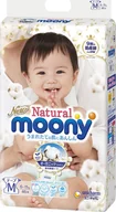 Pieluchy - Moony Pieluszki Natural M, 6-11 kg, 46 szt. - miniaturka - grafika 1