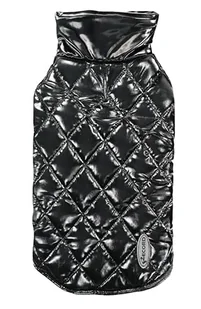 Record Gabrielle Wodoodporny płaszcz dla psa, stylowy płaszcz z podszewką z polaru i błyszczącym wykończeniem, z zapięciem na rzep, z otworem na smycz, chroni przed deszczem i zimnem, maksymalny - Płaszcze damskie - miniaturka - grafika 1