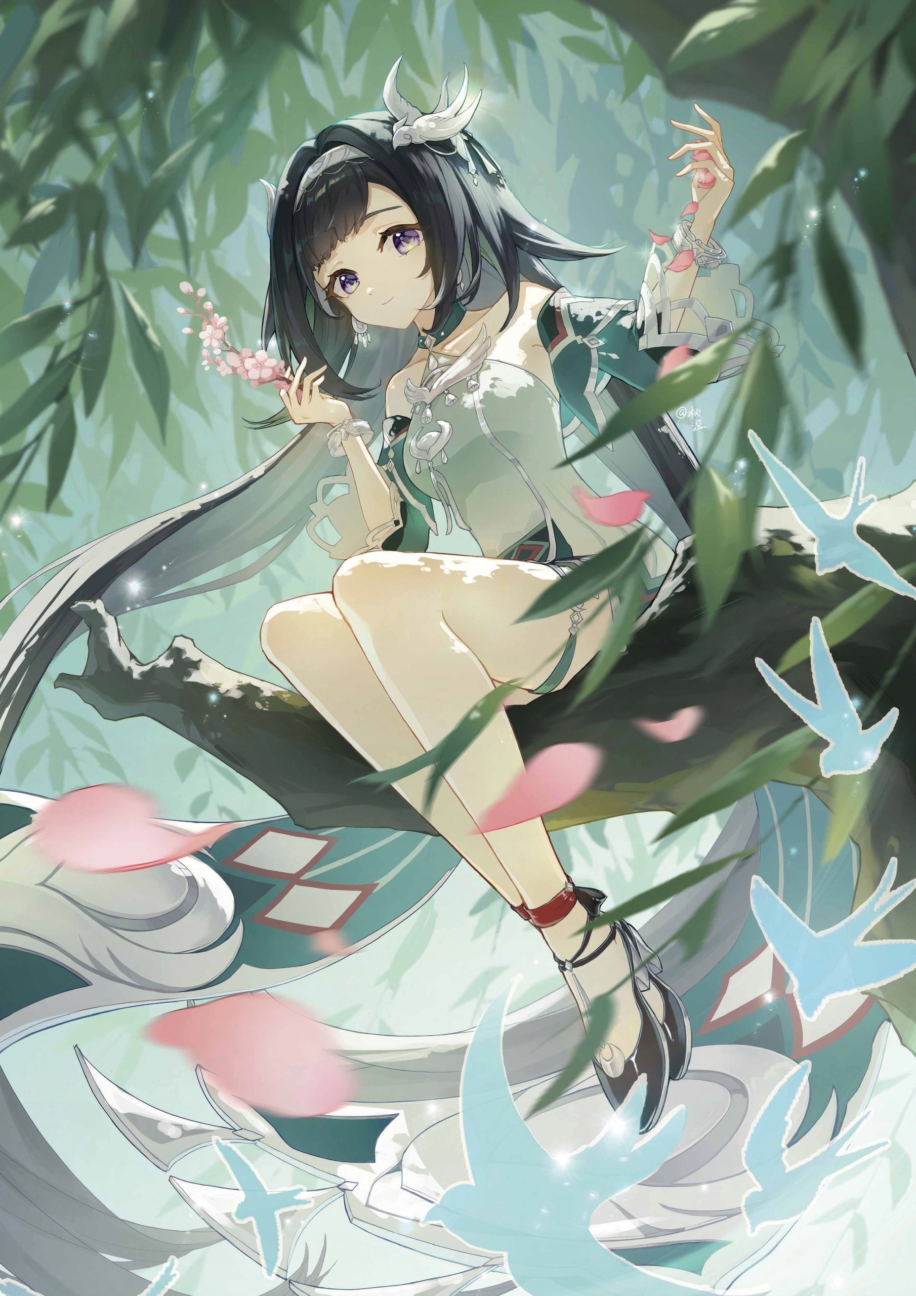 Plakat A3 Genshin Impact Anime Gra Lan Yan