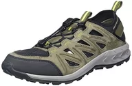 Trampki męskie - Jack Wolfskin Męskie trampki Woodland 2 Hybrid Low M, Khaki limonka, 40.5 EU - miniaturka - grafika 1