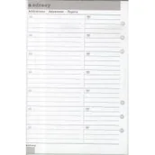 Notesy i bloczki - Ateneum Wkład do organizera A5 Adresy ANTRA - miniaturka - grafika 1