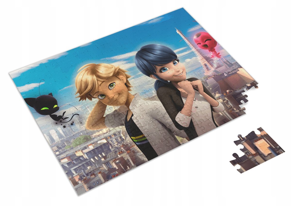 PUZZLE MIRACULUM BIEDRONKA I CZARNY KOT 120 EL. #4