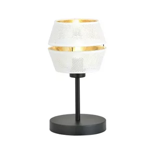Malia lampa stołowa 1-punktowa biała/złota 1184/LN - Lampy stojące - miniaturka - grafika 1