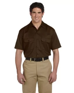 Koszulki męskie - Dickies Męska koszulka z długim rękawem, brązowy (Dark Brown Db), 3XL - grafika 1