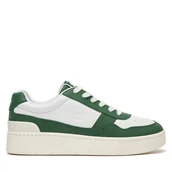 Sneakersy męskie - Sneakersy Lacoste Acelip Premium 747SMA0038 Zielony - miniaturka - grafika 1