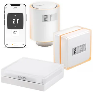 Zestaw do domu jednorodzinnego 1x Głowica + Termostat do Sterowania Kotłem + Mostek Netatmo - Systemy inteligentnych domów - miniaturka - grafika 1