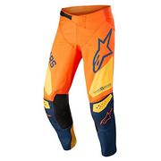 Odzież motocyklowa - Alpinestars Techstar Factory Classic spodnie motocrossowe (pomarańczowe/niebieskie, 32) - miniaturka - grafika 1