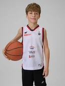 Koszulki dla chłopców - 4F Koszulka meczowa replika domowa z sezonu 2025/26 dziecięca 4F x Start Lublin - biała 98/104 - miniaturka - grafika 1