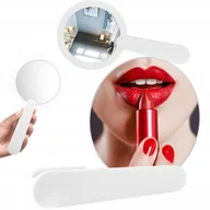 Lusterka do makijażu - Lusterko Przenośne Podróżne Turystyczne Do Makijażu Podświetlane Składane - miniaturka - grafika 1
