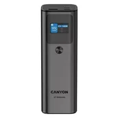 Powerbanki - Canyon PB-2010 TFT 27000 mAh 97.2Wh PD140W QC 3.0 szary | Darmowa dostawa | Wygodne RATY | - miniaturka - grafika 1