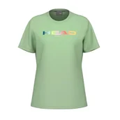 Koszulki i topy damskie - HEAD Rainbow T-shirt damski, zielony Celery Green - miniaturka - grafika 1