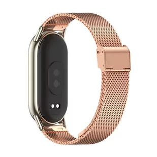 Pasek Milaneseband do Xiaomi Mi Band 8 / 8 NFC Rose Gold - Akcesoria do smartwatchy - miniaturka - grafika 3