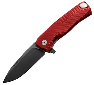 Nóż składany LionSteel ROK Red Aluminium, Black M390 by Molletta (ROK A RB) - Noże - miniaturka - grafika 1
