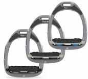 Akcesoria jeździeckie - Flex-on Strzemiona kompozytowe - szary jasny - miniaturka - grafika 1