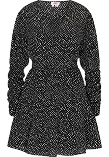 myMo Damska letnia sukienka Esha, czarno-biała, XS, czarny biały, XS - Sukienki - miniaturka - grafika 1