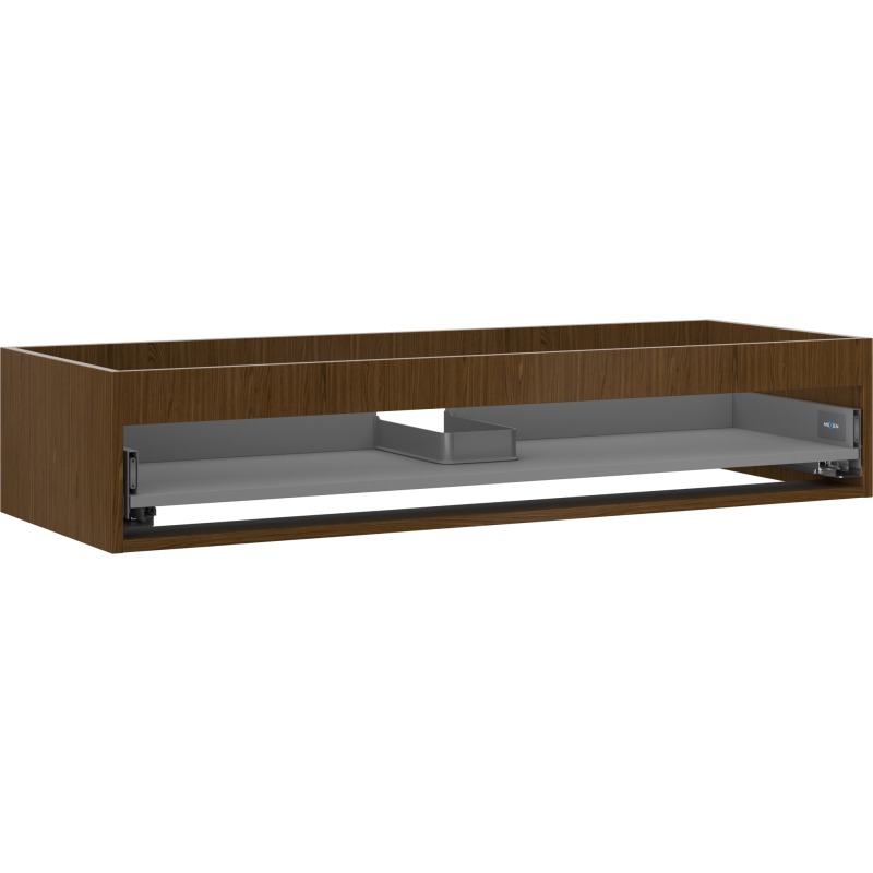 Mexen Box-A korpus szafki podumywalkowej 120 cm, 1 szuflada, orzech - 91AX0-1200-235-1-86