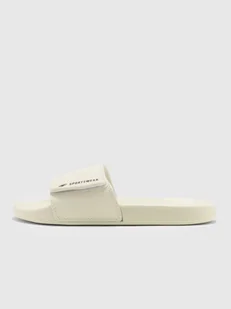 Damskie klapki 4F 4FMM00FFLIF031A - beżowe - Klapki i japonki damskie - miniaturka - grafika 1