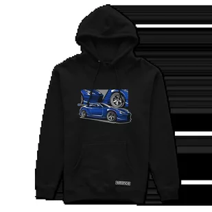 Bluza z kapturem Nissan Skyline GT-R R35 Blue-XXL - Odzież do sportów motorowych - miniaturka - grafika 1