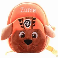 Plecaki szkolne i tornistry - Plecak Pluszowy Dziecięcy Psi Patrol Zuma, Hopki - miniaturka - grafika 1