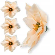 Sztuczne kwiaty - Magnolia główka wyrobowa 18 cm Jasny Łososiowy Sztuczne Magnolie 6 sztuk - miniaturka - grafika 1