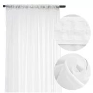 Firany - Firana Dekoracyjna Ivy 200 x 250 Taśma Woal 01 - miniaturka - grafika 1