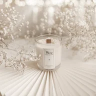 Świece - Świeca sojowa w szklance 180 ml - Mamo Dobrze, że jesteś - Peonia - miniaturka - grafika 1