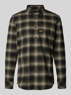 Koszula casualowa o kroju slim fit z naszywką z logo model ‘Bristum’ - Koszule męskie - miniaturka - grafika 1