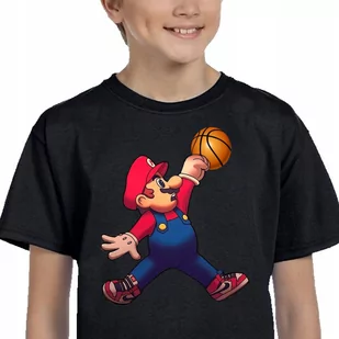 KOSZULKA SUPER MARIO BROS Jordan 152 CZARNA 3303 - Moda i Uroda OUTLET - miniaturka - grafika 1