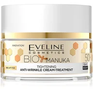 Kremy do twarzy - Eveline BIO MANUKA Krem 50+ dz/noc 50ml 088734 - miniaturka - grafika 1