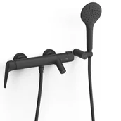 Baterie wannowe i prysznicowe - Bateria wannowo prysznicowa Tres Fuji czerń matowa 28117001NM - miniaturka - grafika 1