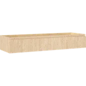 Szafki łazienkowe - Mexen Rivel szafka łazienkowa podumywalkowa 140 cm, 1 szuflada, ryflowana , dąb - 91A20-14023-1-BF81 - miniaturka - grafika 1