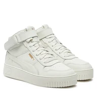 Sneakersy damskie - Sneakersy Puma Carina Street Mid 392337 11 Szary - miniaturka - grafika 1