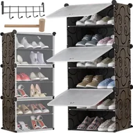 Szafki na buty - Półka na Buty Regał Szafka Organizer Moduł 6 Półek - miniaturka - grafika 1